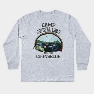 Camp Crystal Lake Counselor Kids Long Sleeve T-Shirt